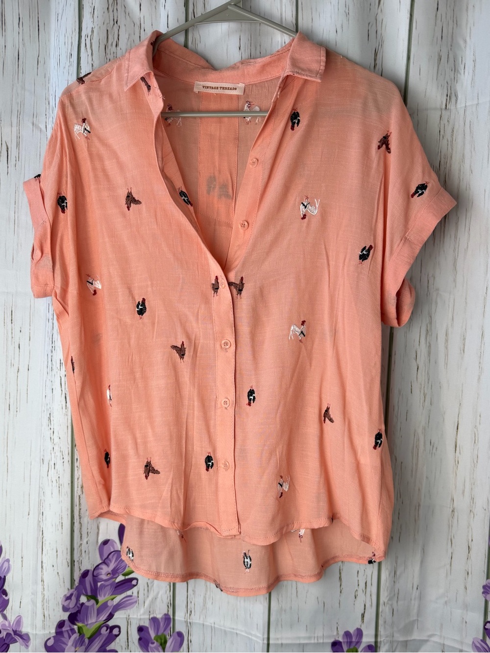 Rooster Button-Down Shirt